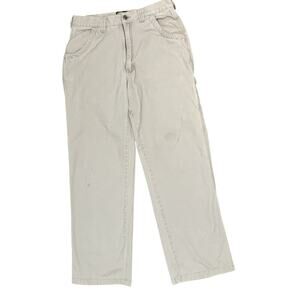 Vintage Carpenter Pants 34 X 32 90s Cabelas Khaki Cargo Fishing Outdoor Tactical